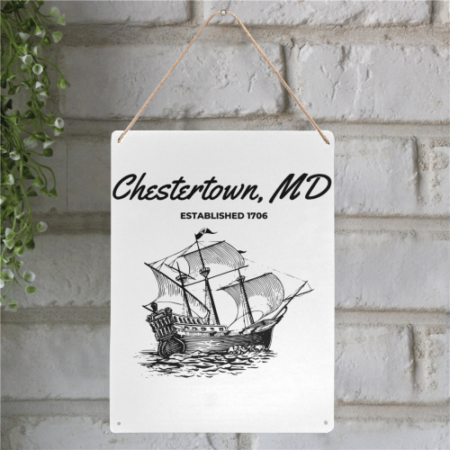 Chestertown, MD Metal Tin Sign 12"x16"