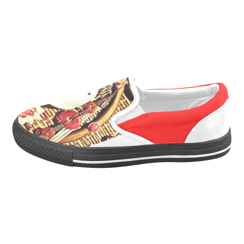 Deco Art Designer Men's Slip-on Canvas Shoes (Model 019)