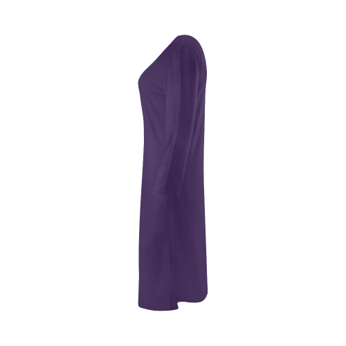 color Russian violet Bateau A-Line Skirt (D21)