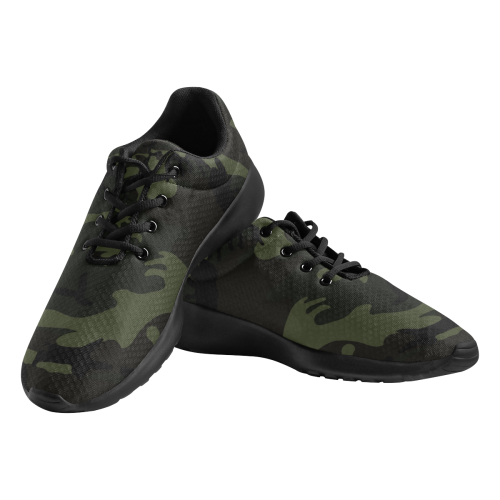 Camo Green Men's Athletic Shoes (Model 0200)