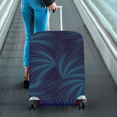 feathers in the wind Luggage Cover/Large 26"-28"