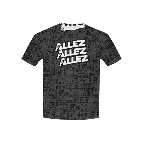 Allez Allez Allez Black Kids' All Over Print T-shirt (USA Size) (Model T40)