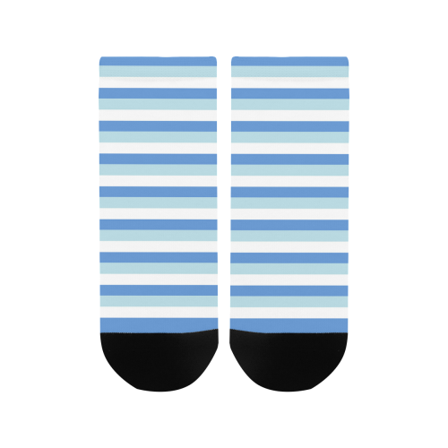 Blue Stripes Women's Ankle Socks