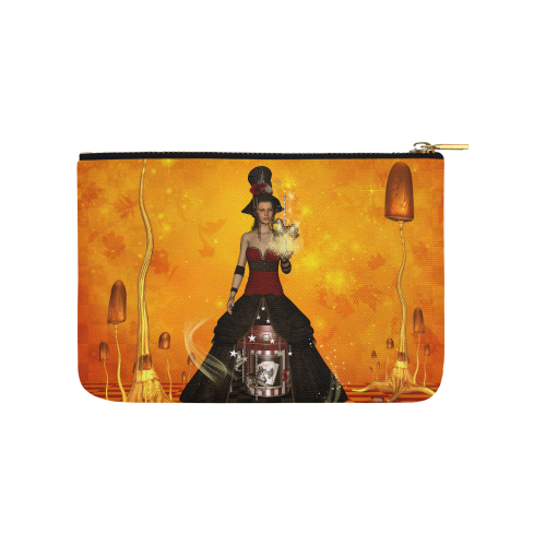 Fantasy women with carousel Carry-All Pouch 9.5''x6''