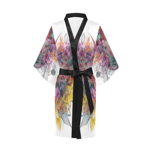 Abstract by Nico Bielow Kimono Robe