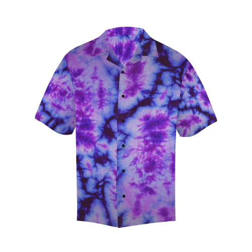 tie dye swirl Hawaiian Shirt (Model T58)