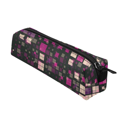 small geo fun D by JamColors Pencil Pouch/Small (Model 1681)