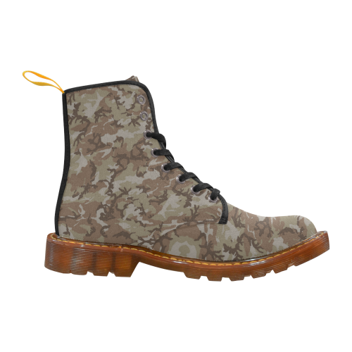 Woodland Desert Brown Camouflage Martin Boots For Men Model 1203H