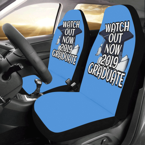 Watch out now 2019 Graduate Car Seat Covers (Set of 2)