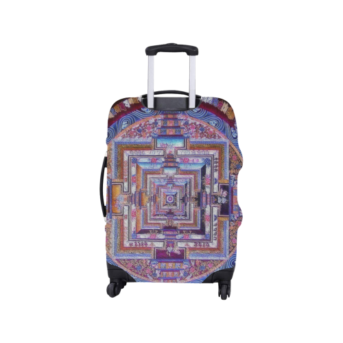 Buddhist Kalachakra Mandala Luggage Cover/Small 18"-21"