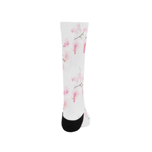 Pattern Orchidées Trouser Socks (For Men)