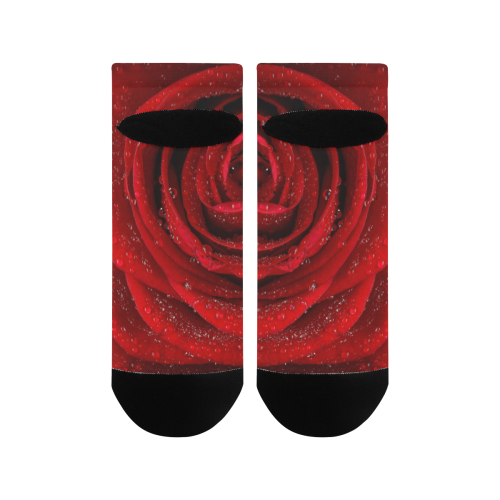Red rosa Women's Ankle Socks