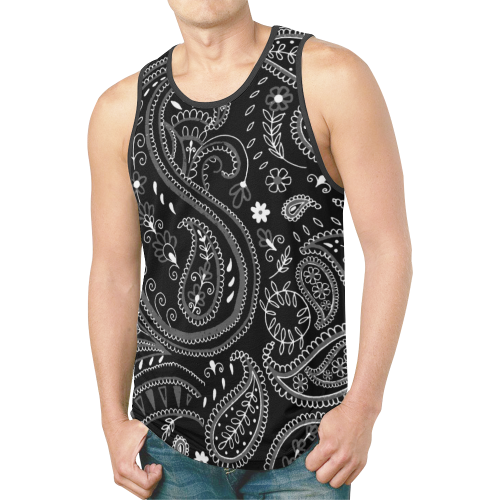 PAISLEY 7 New All Over Print Tank Top for Men (Model T46)