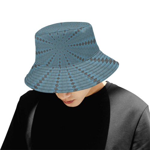 BLU MAGOO All Over Print Bucket Hat for Men