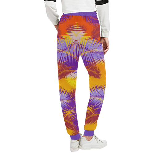 Tropical summer pop art Unisex All Over Print Sweatpants (Model L11)