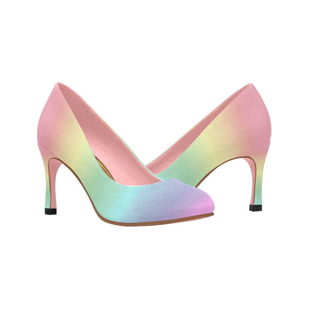 Pastel Rainbow Women's High Heels 