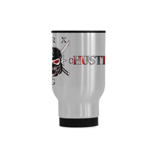 Hustler Ninja Coffee Travel Mug (Silver) (14 Oz)