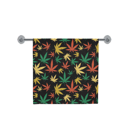 Cannabis Pattern Bath Towel 30"x56"