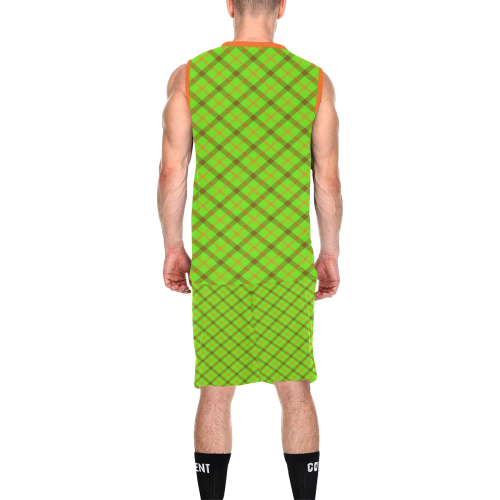 Tami Kaye plaid tartan All Over Print Basketball Uniform