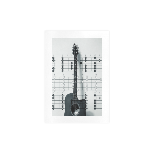 Guitar Chords Art Print 7‘’x10‘’