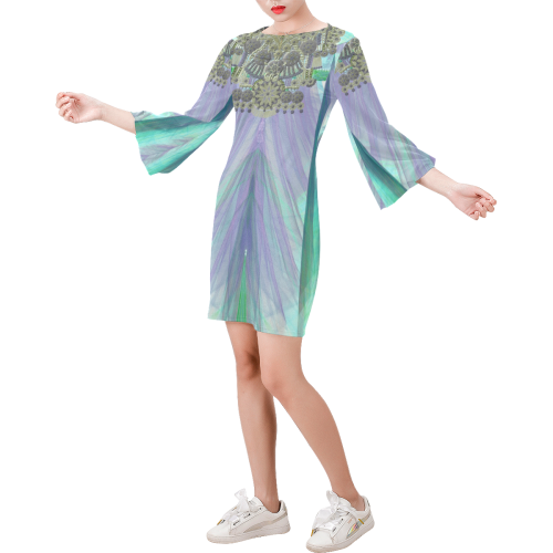 princess 10 Bell Sleeve Dress (Model D52)