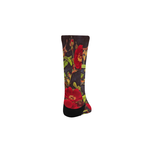 flowers #flowers #pattern #flora Custom Socks for Kids