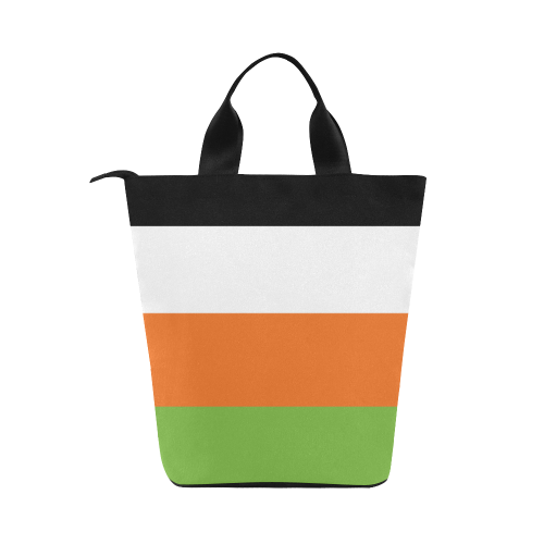 Gender Non-Binary Flag Nylon Lunch Tote Bag (Model 1670)