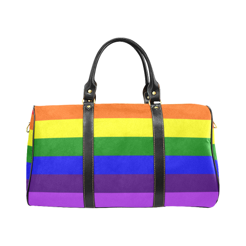 Rainbow Flag (Gay Pride - LGBTQIA+) New Waterproof Travel Bag/Small (Model 1639)