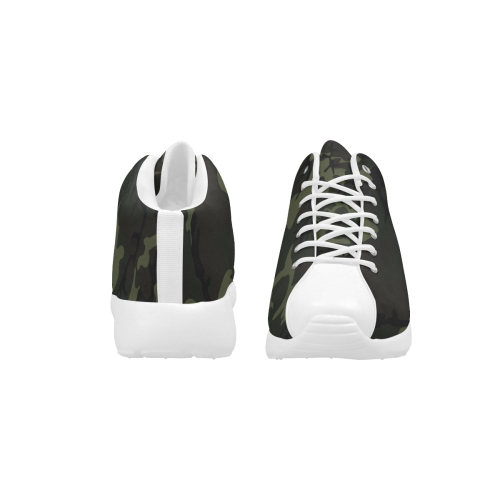 Camo Green Women's Basketball Training Shoes (Model 47502)