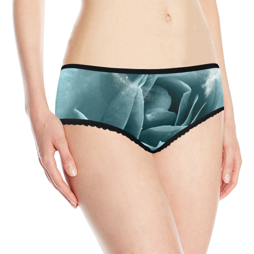 The blue rose Women's All Over Print Classic Briefs (Model L13)