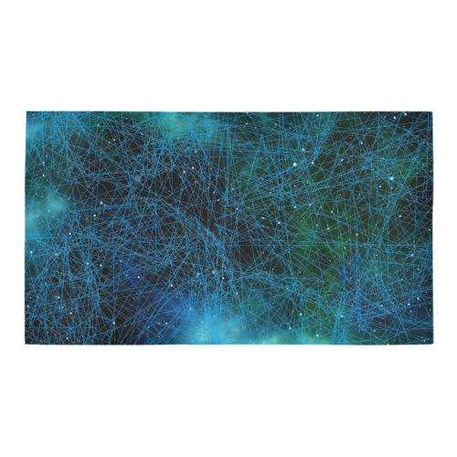System Network Connection Bath Rug 16''x 28''