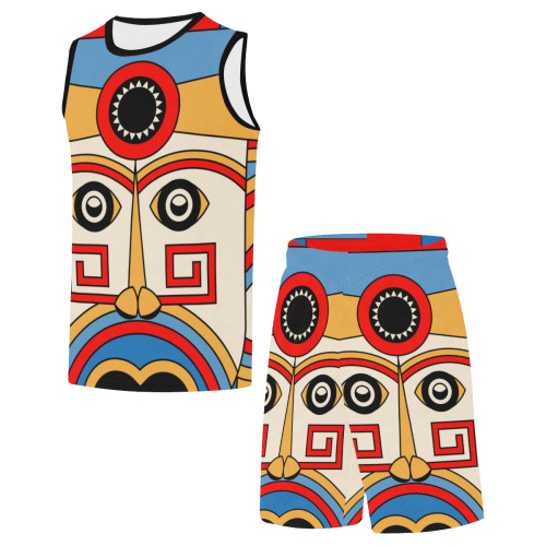 Aztec Religion Tribal All Over Print Basketball Uniform