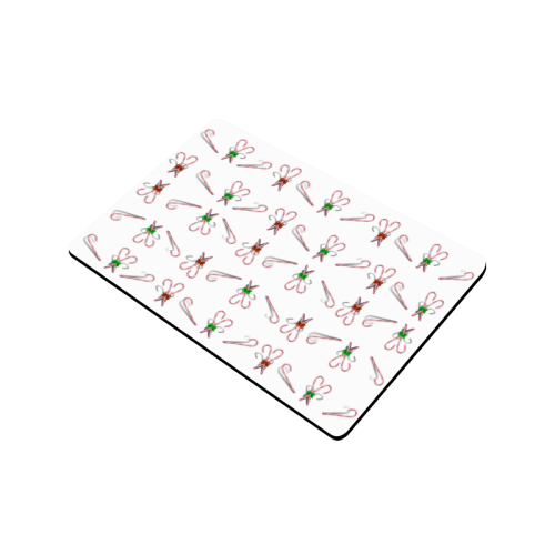 Christmas Candy Canes with Bows Doormat 24"x16"