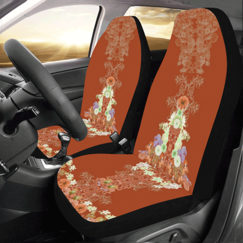 floral-red Car Seat Covers (Set of 2)