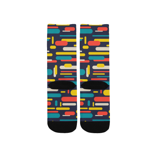 Colorful Rectangles Kids' Custom Socks