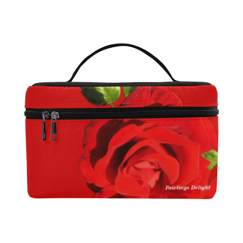 Fairlings Delight's Floral Luxury Collection- Red Rose Lunch Bag/Large 53086a2 Lunch Bag/Large (Model 1658)