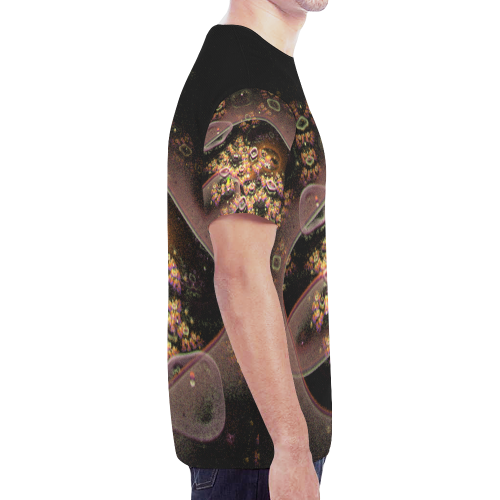 Fractal flash New All Over Print T-shirt for Men/Large Size (Model T45)