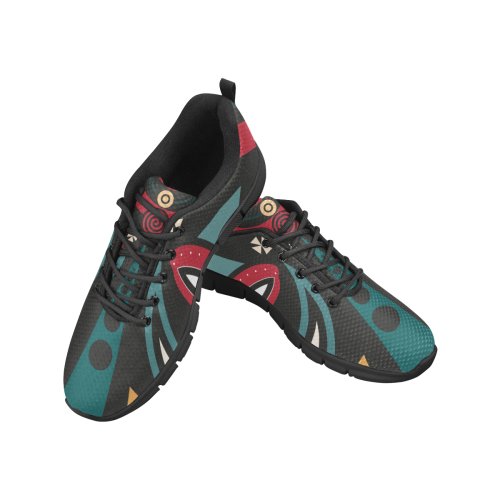 massai warrior Men's Breathable Running Shoes (Model 055)