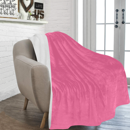color French pink Ultra-Soft Micro Fleece Blanket 54''x70''