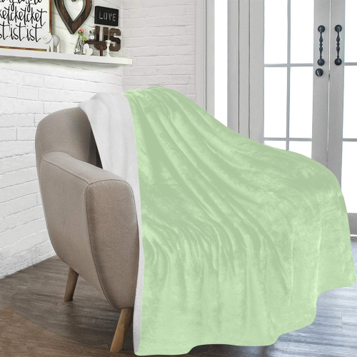 color tea green Ultra-Soft Micro Fleece Blanket 54''x70''