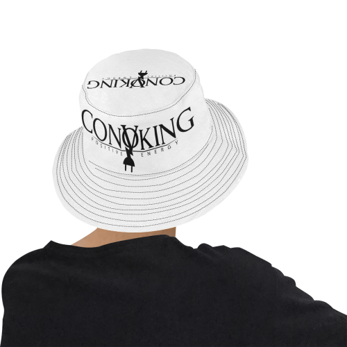 Convoking Positive Energy All Over Print Bucket Hat for Men