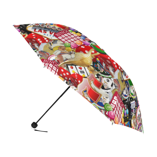 Gamblers Delight - Las Vegas Icons Anti-UV Foldable Umbrella (U08)