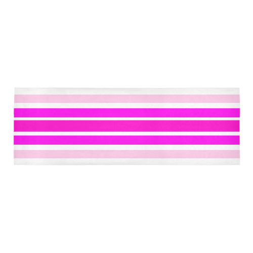 Summer Pinks Stripes Area Rug 9'6''x3'3''