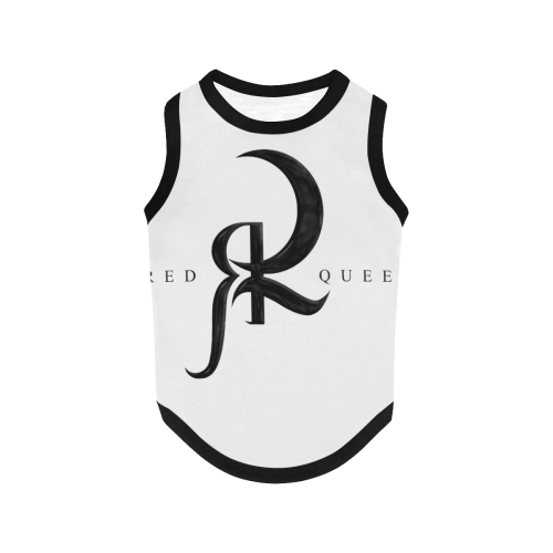 RED QUEEN SYMBOL LOGO BLACK & WHITE All Over Print Pet Tank Top