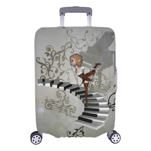 Music, dancing fairy Luggage Cover/Large 26"-28"