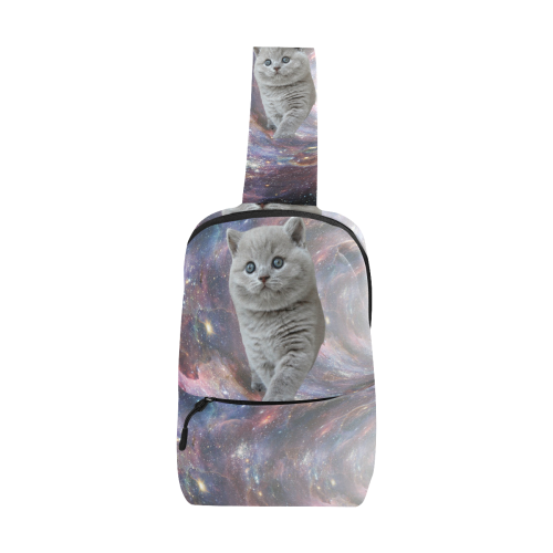 Galaxy Cat Chest Bag (Model 1678)