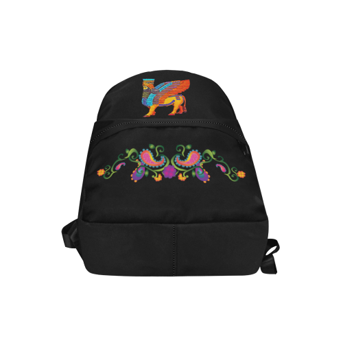 Colorful Lamassu Unisex Classic Backpack (Model 1673)