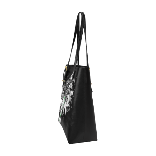 Phoenix - Abstract Painting Bird White 1 Euramerican Tote Bag/Small (Model 1655)