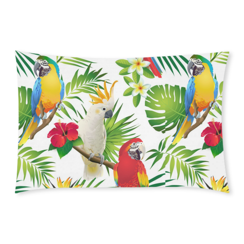 Parrot And Macaws In The Jungle 3-Piece Bedding Set