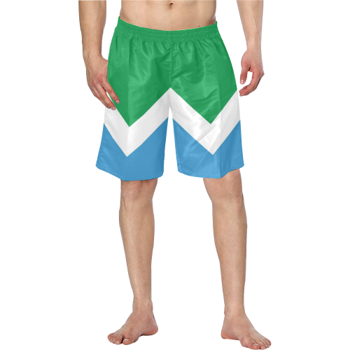 Vegan Flag Men's Swim Trunk/Large Size (Model L21)